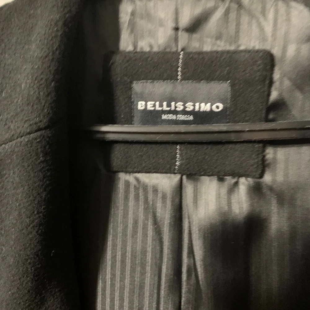 Bellissimo Italian Made Wool Blend Trench - Picture 7 of 14